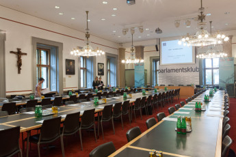 Preparation for ÖVP (Austrian People’s Party) club session in the Vienna Parliament, October 11th 2016