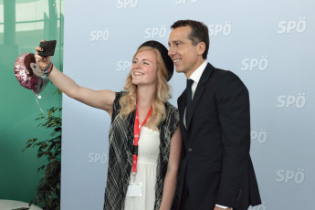 Außerordentlicher Parteitag der SPÖ nach der Wahl von Christian Kern zum Bundesparteivorsitzenden, Messe Wien, 25. Juni 2016