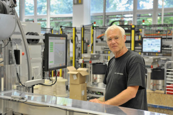 R. Forster, 25 years at Zumtobel Lighting GmbH, Dornbirn